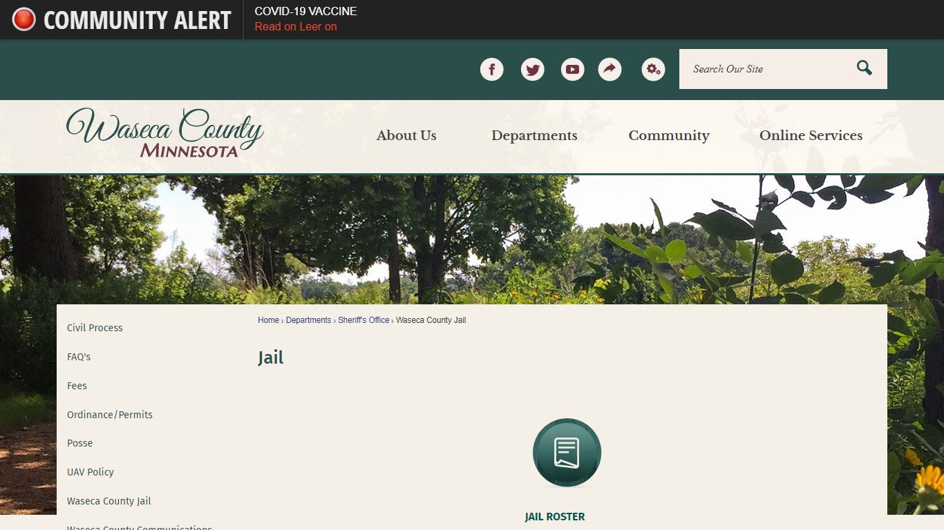 Jail | Waseca County, MN - Official Website