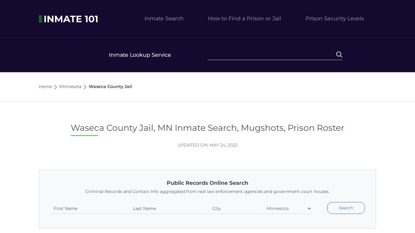 Waseca County Jail, MN Inmate Search, Mugshots, Prison Roster
